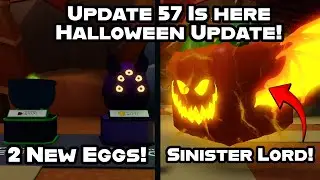 🎃 OG SINISTER LORD IS BACK! UPDATE 56 IS HERE! 2 NEW EGGS AND MORE! | ROBLOX MINING SIMULATOR 2