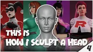 [TUTORIAL - FINAL] This is How I Sculpt a Head - Realtime Blender Study