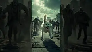 &ldquo;White Dog Chased by Zombies! 😱🐶 | Trapped and Taken to Jail | Emotional AI Story&rdquo; #dog #dogrescue