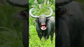🤣😅buffalo #buffalosound #comedy #animals #funny #video  #buffalocomedy