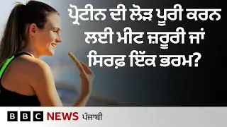Protein ਦੀ ਲੋੜ ਪੂਰੀ ਕਰਨ ਲਈ ਮੀਟ ਤੋਂ ਬਿਨ੍ਹਾਂ ਹੋਰ ਕੀ ਕੀ ਖਾਧਾ ਜਾ ਸਕਦਾ | 𝐁𝐁𝐂 𝐏𝐔𝐍𝐉𝐀𝐁𝐈