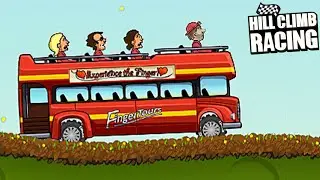 hill climb racing - mod - tourist bus - season | #gameplay #47