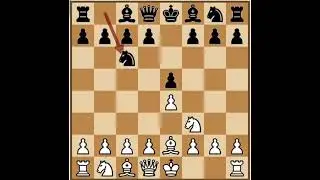 Chess opening trap - Italian game 2 knight defense