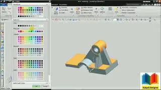 65. Assign Color and Material in NX Siemens Mr-Katyal