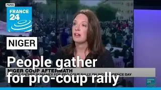 Niger coup aftermath: People gather in Niamey for pro-coup rally on Independence Day &bull; FRANCE 24
