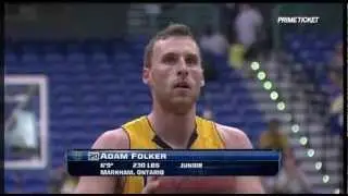 Adam Folker  (UCI vs Northridge) 28 points, 9 rebs, 3 steals