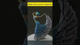Waste materials craft #shorts #youtubeshorts #shortvideo #diy