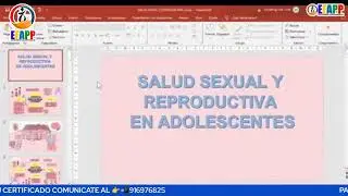 📚𝗖𝗨𝗥𝗦𝗢 𝗚𝗥𝗔𝗧𝗨𝗜𝗧𝗢: SALUD SEXUAL Y REPRODUCTIVA EN ADOLESCENTES🔵