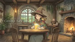 1 Hour of Ghibli Medieval Tavern Music 🍺 | Relaxing Fantasy Ambience