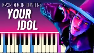 Your Idol (EASY PIANO TUTORIAL) - KPop Demon Hunters