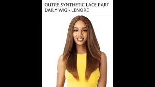 WIG REVIEW: OUTRE SYNTHETIC LACE PART DAILY WIG - LENORE