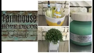 TJ MAXX & DOLLAR TREE HAUL | FARMHOUSE HOME DECOR
