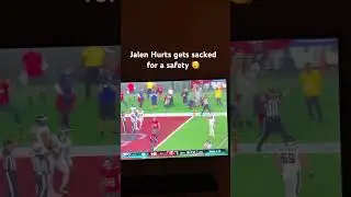 Anthony Nelson Sacks Jalen Hurts for a Safety (Tampa Bay Buccaneers vs. Philadelphia Eagles) NFL