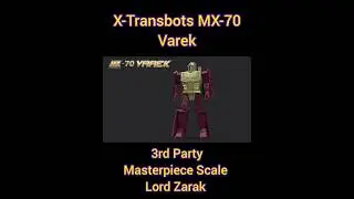 X-Transbots MX-70 Varek (3rd Party Masterpiece Scale Lord Zarak) #3rdparty #Scorponok #Zarak #varek