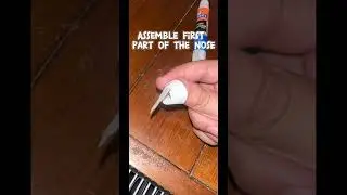 Little-model-airport: 747F nose tutorial#papercraft #helpmemakethismakesense #aviation #fypシ゚viral