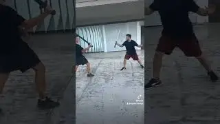 Espada europea ⚔️VS⚔️ katana #competicion #deportes #duelo #esgrima #katana #softcombat