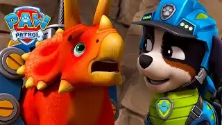 Un Triceratops lleva a François a dar un paseo salvaje | PAW Patrol | Episodio Español | Compilación