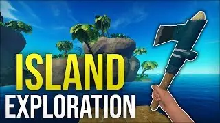 ISLAND EXPLORATION - Raft Solo Survival #2