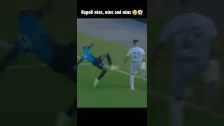 Napoli wins, wins and wins 😲⚽️ 