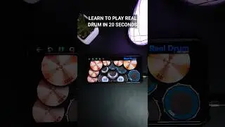 LEARN TO PLAY REAL DRUM IN 20 SECONDS 🥁