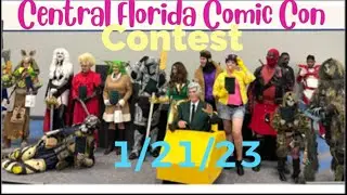 Central Florida Comic con Contest 1-21-23. Very creative Cosplay, Everyone had fun!  Great gifts!