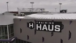 Olympic curlers train at the Minnesota Vikings facility
