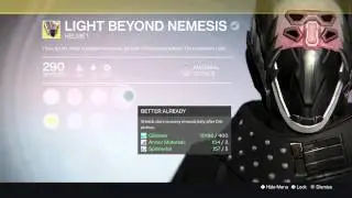 Destiny - Light Beyond Nemesis (Year 2) - Summary Review