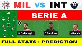 MIL vs INT | MIL vs INT Dream11 Prediction | MIL vs INT Dream11 Team | MIL vs INT Football Team