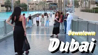 [ 4K ] Dubai 2025 Ramadan Walk, Downtown City Center