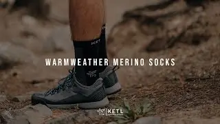 KETL Warmweather Merino Wool Socks: Thin Summer Hiking Socks, Ultra-Breathable & Quick Dry