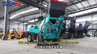 Sanq self-loading mixer truck, fully intelligent operating system#machine #machinery