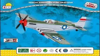 Cobi Instructions | Small army / WW2 | 5513 | North American P-51C Mustang - American fighter