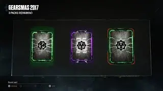 MERRY GEARSMAS! Gears of War 4 30 GEARSMAS 2017 Gear Pack Opening