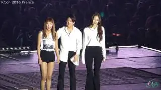 Kcon 2016 France - f(x)- Talk Session [20160602][FANCAM]
