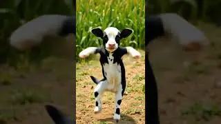 Dancing Cow Will Make You Laugh! 🕺🐄😂 #funnycow #dancingcow #cow #shorts