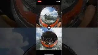 Эффект Dual Screen в приложениях для редактирования THETA+ и THETA+ Video