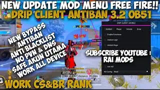 NEW UPDATE! MOD MENU DRIP CLIENT 3.2 OB51‼️ || APK MOD MENU FF TERBARU 2026, ANTI BAN,ALL SERVER