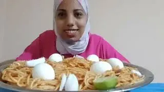 Diet pasta eating challenge