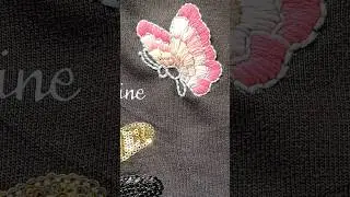 A little butterfly, a lot of colour, and endless magic 💫🦋#embroidery #handbroidery #embroiderylover