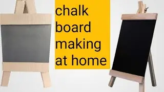 Blackboard making at home with using cardboard|Chalkboard slate for restaurant|kitchen|message board