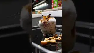 Hamster DESTROYS Grocery Haul... Cheek Genius Fix 😱 #PetChaosClips #viralpets #zoomies