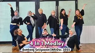 4 In 1 Medley Linedance || Bambang Satiyawan(INA)Dec2025 || improver || Mahitsa