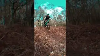 Death to all corners 💀 Josh Lowe goes bare knuckle on the ruts 👊⁠ #mtb #shorts