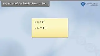 Examples of Set Builder Form of Sets |  Class 11 | Maths