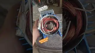 Varuna Motar 0.5Hp winding data Copper wire #fanwindingkaisekare #windingmachine
