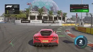 F1 23 - Las Vegas Street Circuit Supercar Gameplay (New Track)