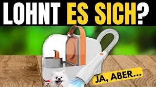 AIRROBO Hundeschermaschine mit Staubsauger 12000Pa, leise Hundeb&uuml;rste & Tierhaarentferner f&uuml;r Hunde