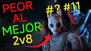 Ranking de TODOS los KILLERS en 2V8 de PEOR a MEJOR - Dead By Daylight
