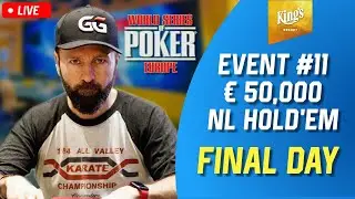 &euro;50,000 NLH Diamond High Roller - WSOPE 2022 Event #11 Live Streaming -  Final Day!