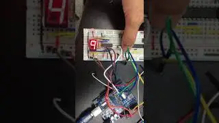 Mod-10 counter with Arduino and shift register IC, demo